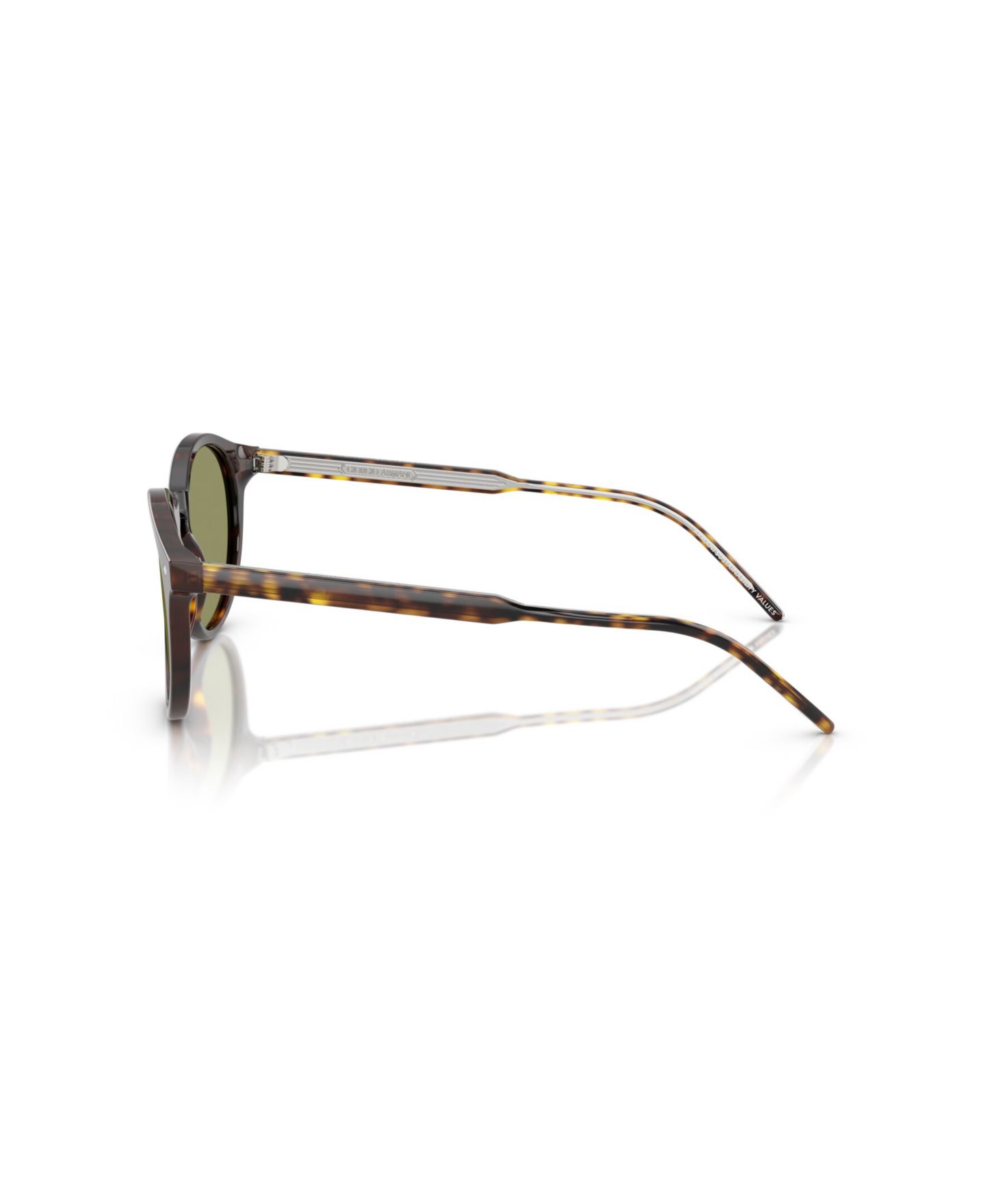 Мужские солнцезащитные очки Giorgio Armani Round Sunglasses, AR8211, цвет: Чёрный — фото 7