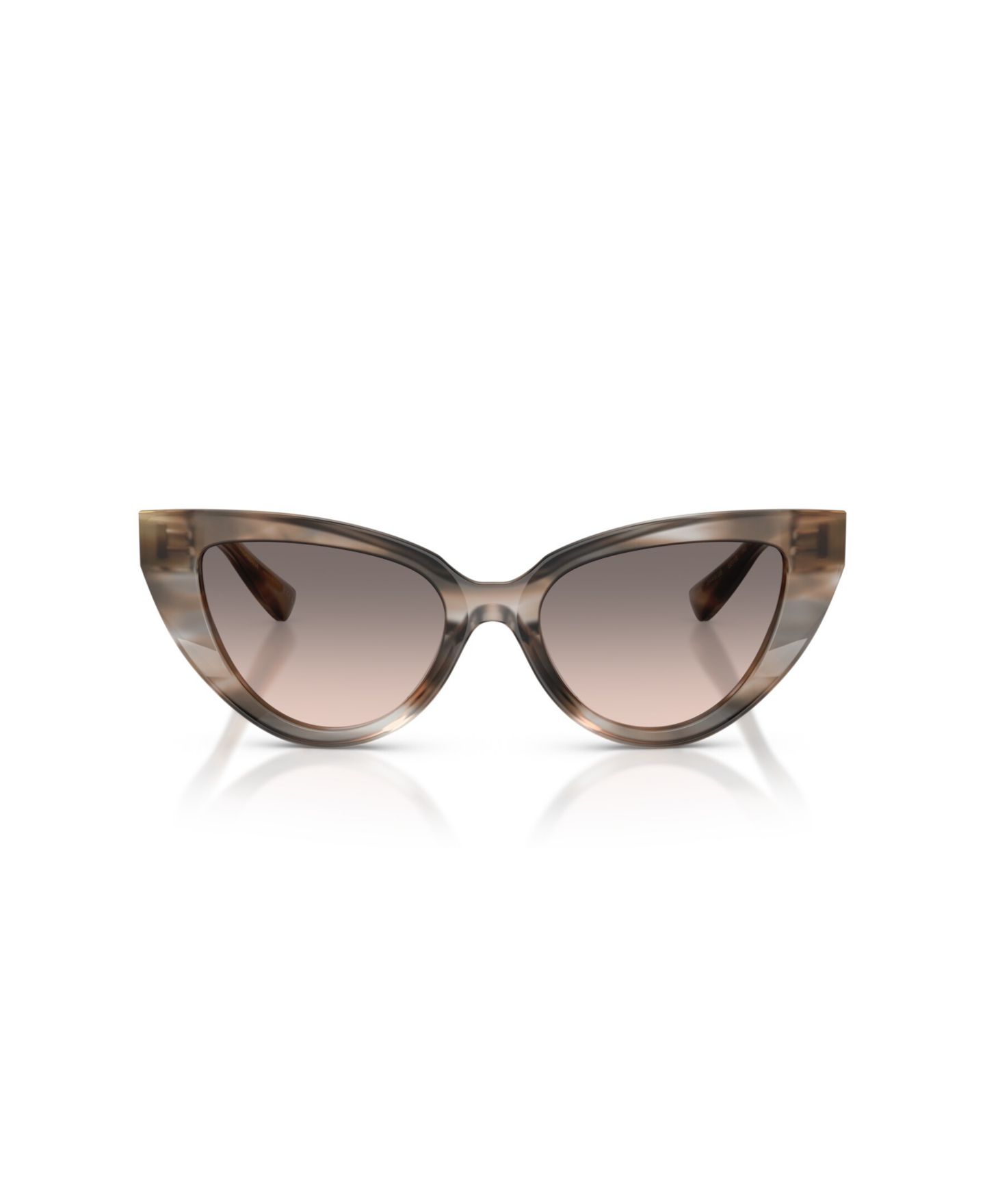 Женские солнцезащитные очки Dolce&Gabbana Cat Eye Sunglasses, DG4497, цвет: Полосатый серый — фото 2