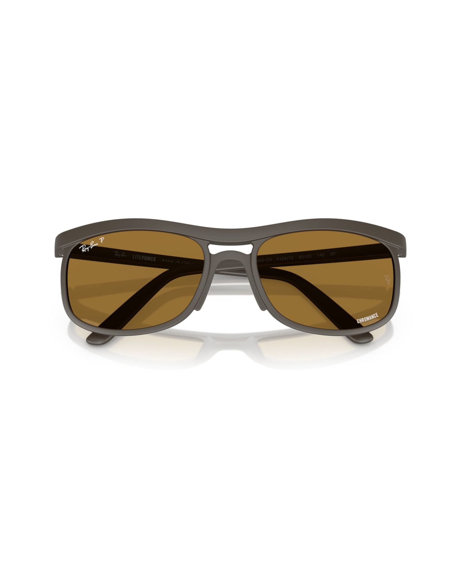 Unisex Polarized Lenses Lite Force Square Sunglasses, RB4452 RB4452CH