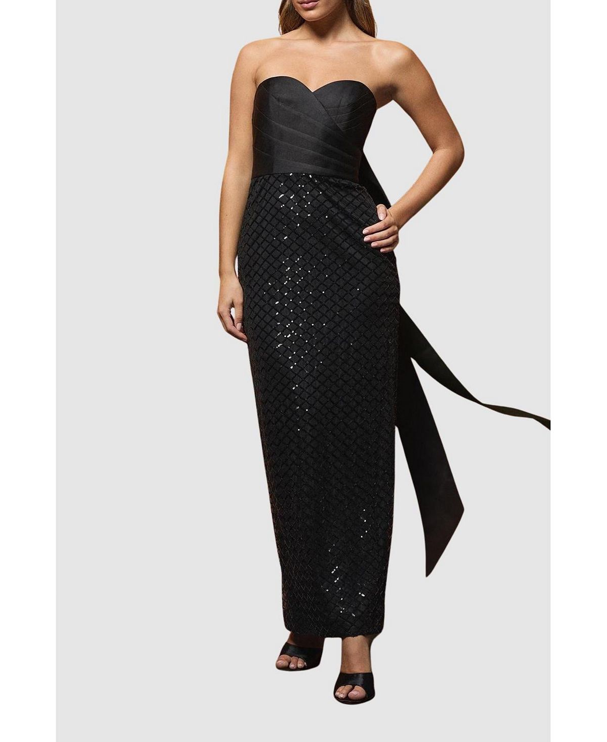 Coast Women's Sequin Bandeau Column Dress view 5 — MAYCSS fashion products