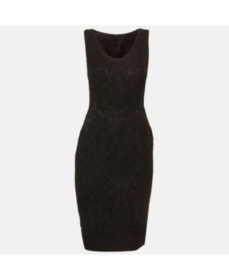 Women's Pre-Owned Dolce and Gabbana Jacquard Sheath Dress