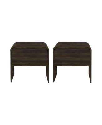 Mara 2-Piece Wood End Table/Bedside Table