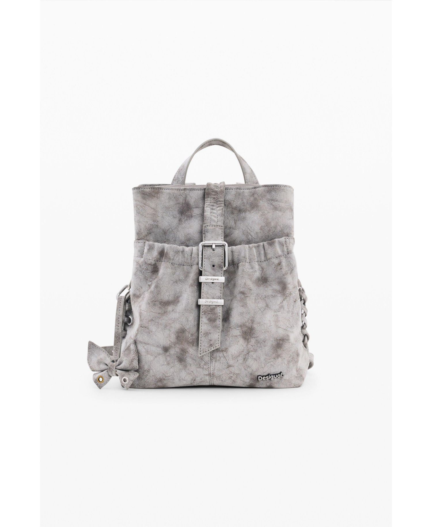 Women's Small leather effect backpack