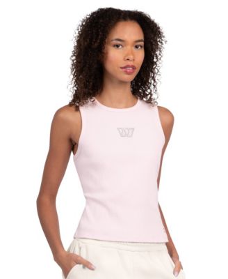 Women's Pastel Pink Washington Commanders Travel Pastels Cropped Tank Top