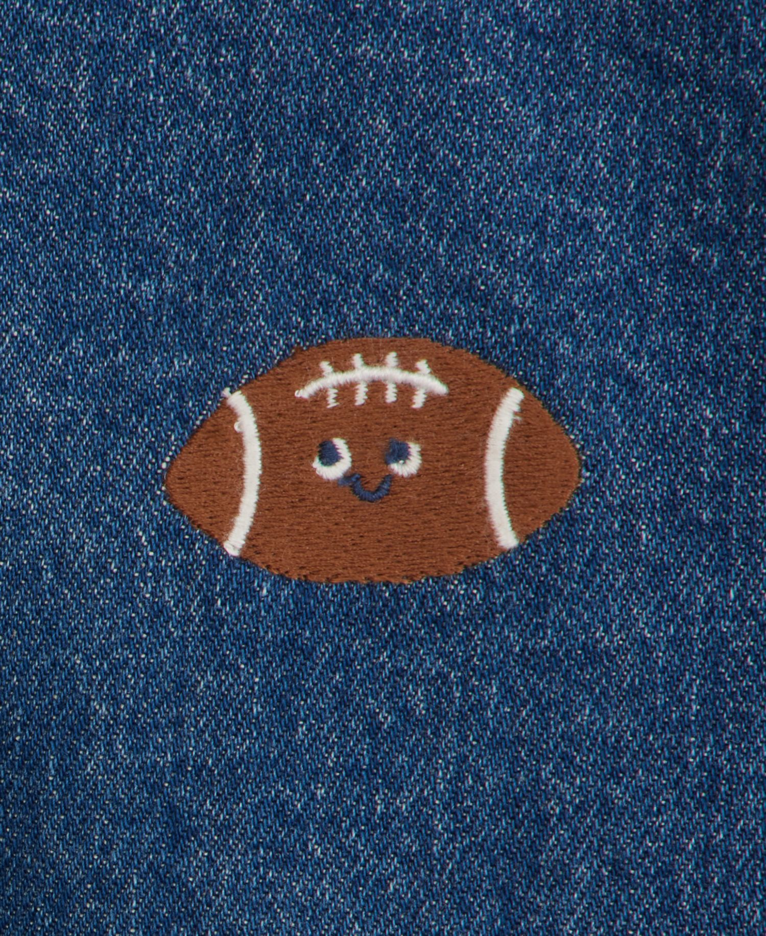 Baby Boys' 3M-24M Denim Varsity Jacket