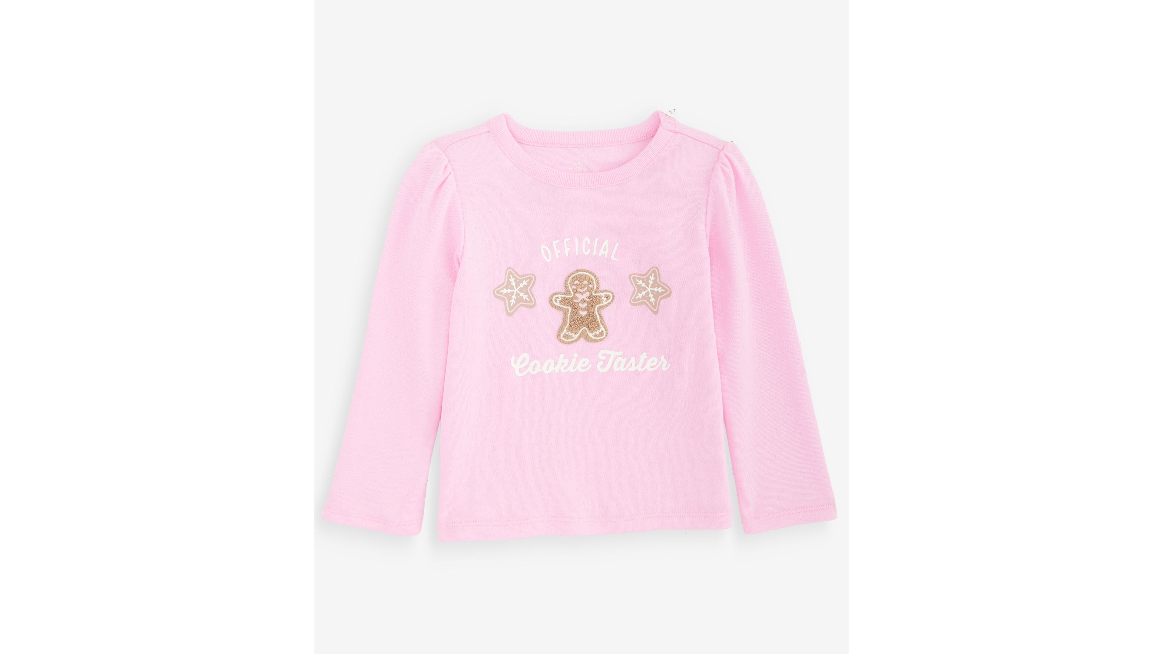First Impressions Baby Girls' 3M-24M Mix & Match Long-Sleeve Cookie Taster T-Shirt, Macy's Exclusive