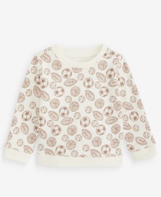 Baby Boys' 3M-24M Mix & Match Sports-Print Sweatshirt