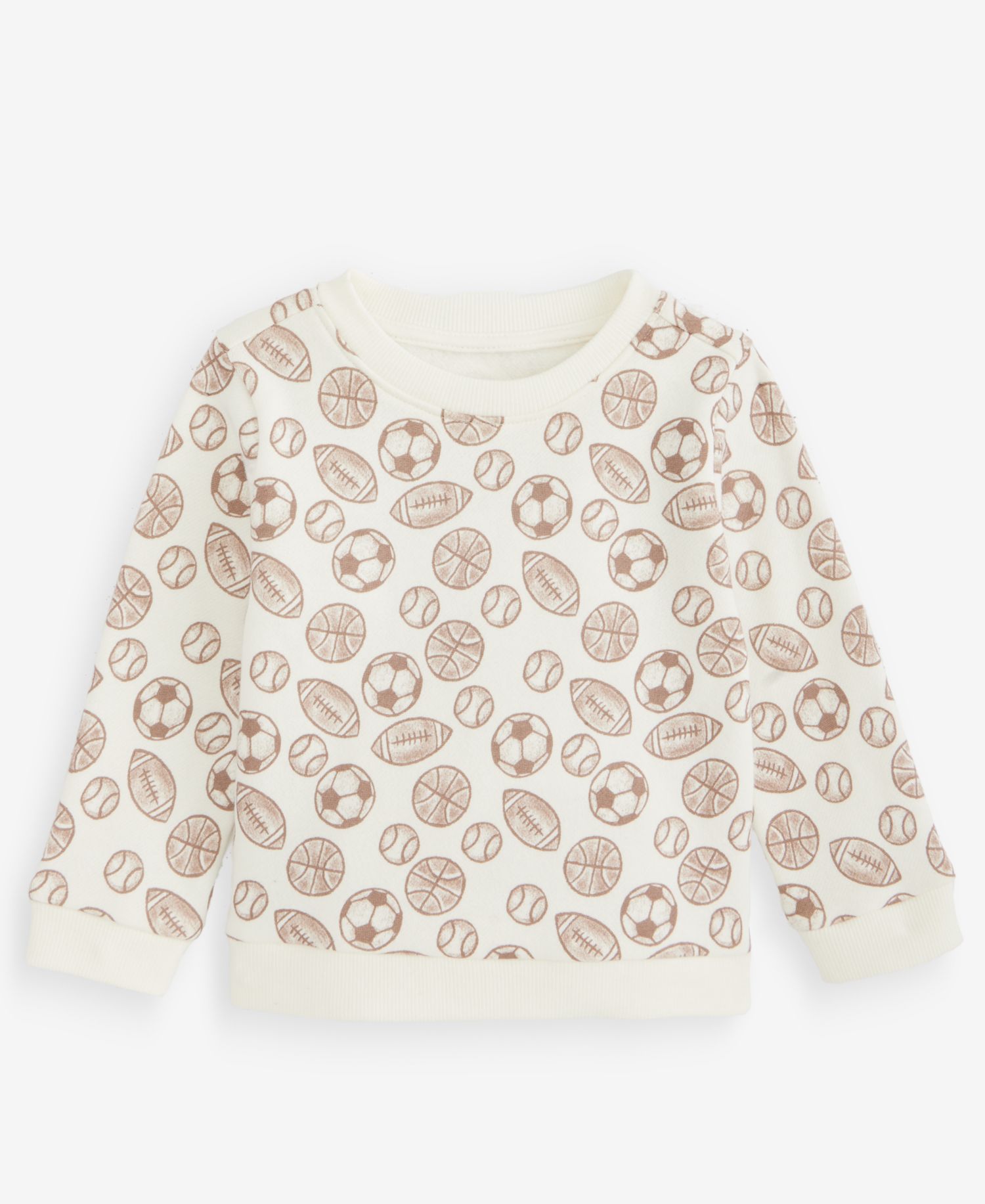 Baby Boys' 3M-24M Mix & Match Sports-Print Sweatshirt