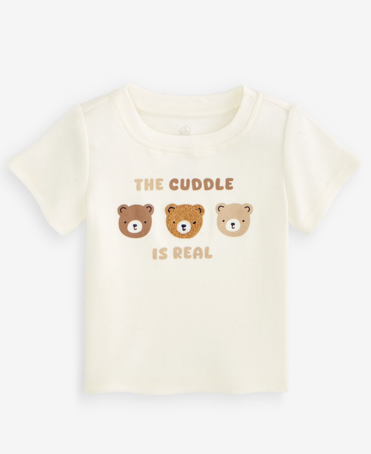 Футболка First Impressions Mix & Match Short-Sleeve The Cuddle Is Real Bear T-Shirt для мальчиков-малышей — фото 1