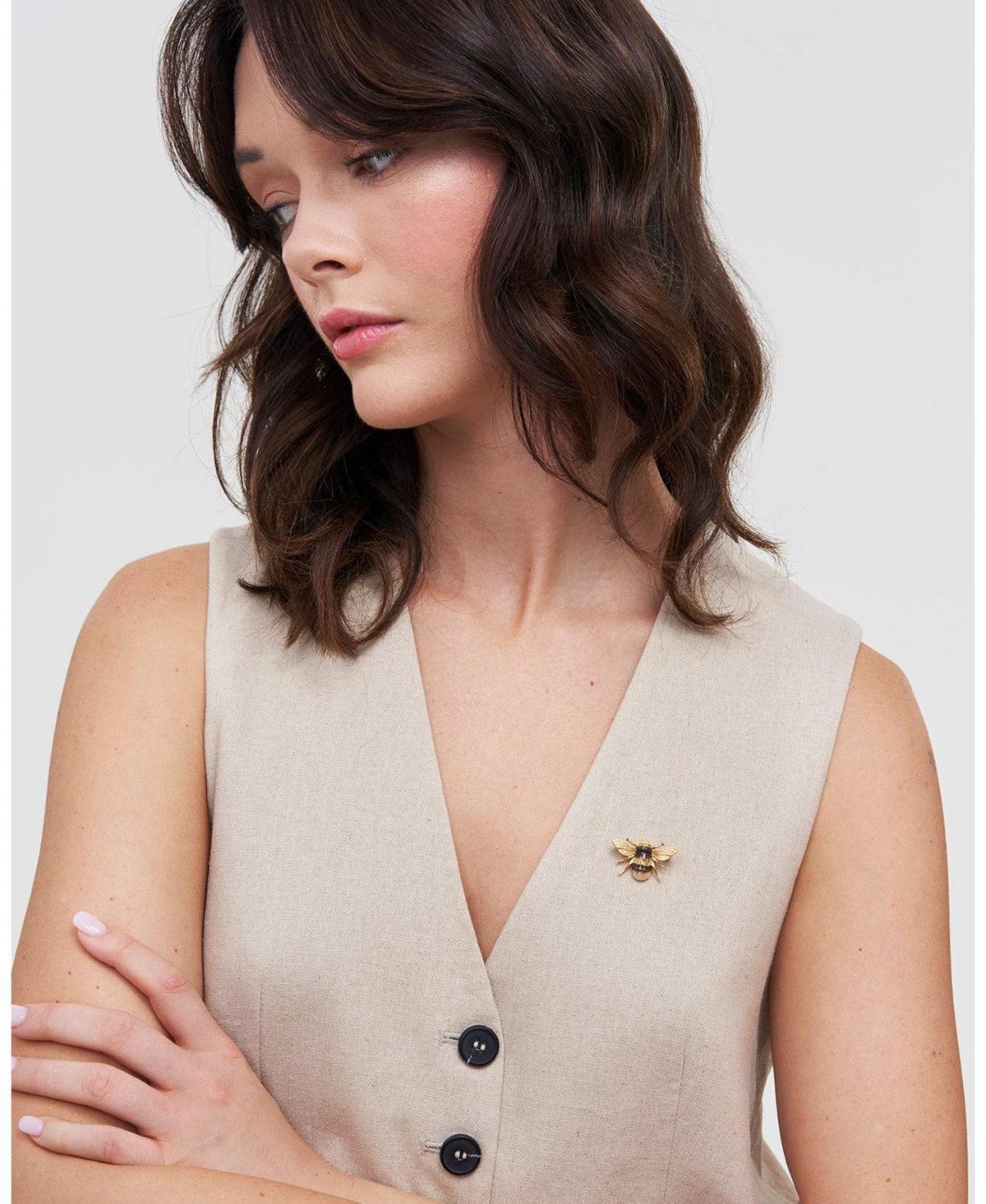 Fable England Honey Bee Brooch