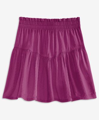 Girls' 5-20 Dobby V-Seam Skirt