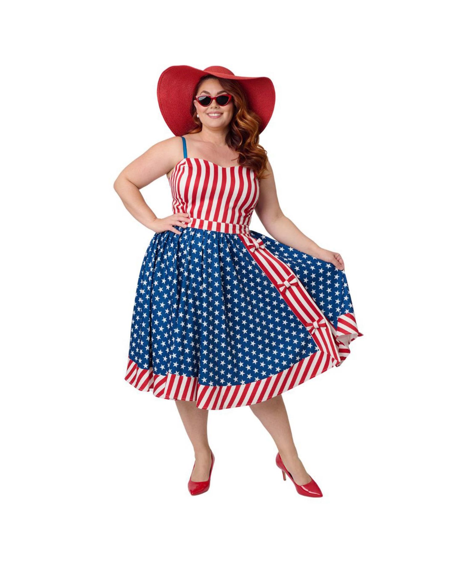 Plus Size 1960s Rye Swing Skirt