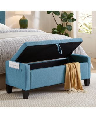 Linen Storage Ottoman Bench