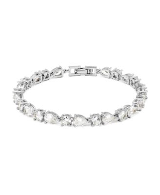 Pear Cubic Zirconia Link Bracelet 