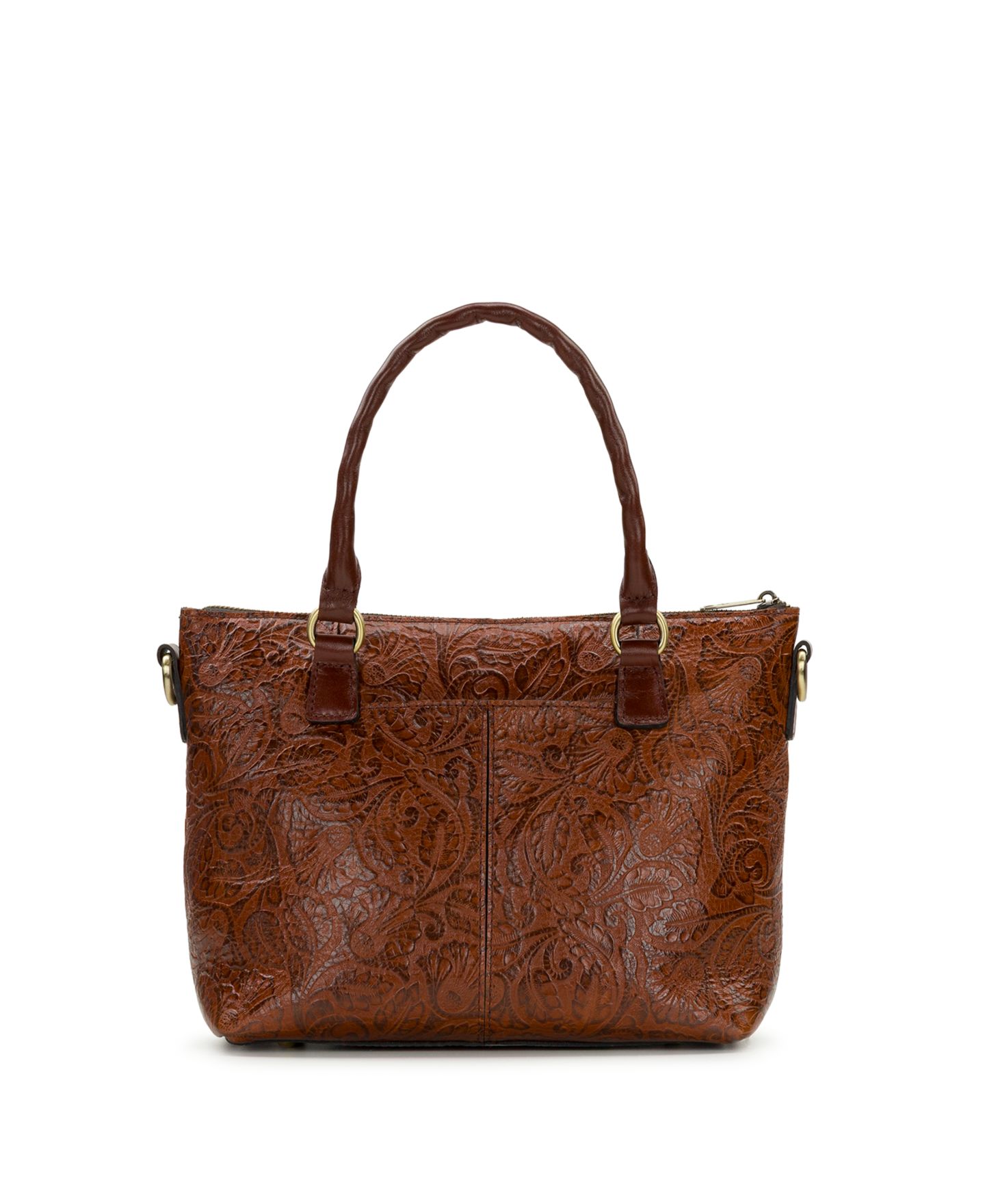 Женская сумка Patricia Nash Zora Top Handle Medium, цвет: Коньячный — фото 2