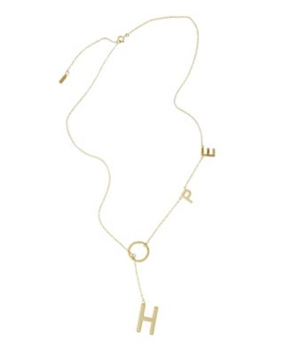 St Moran Gold Hope Lariat Necklace - Gold 125$