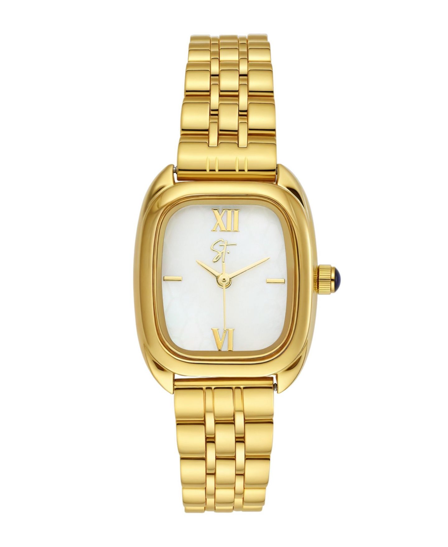 Женские часы st. Moran Tarnish-Resistant Gold-Plated Stainless Steel Watch 13mm×25mm — фото 1