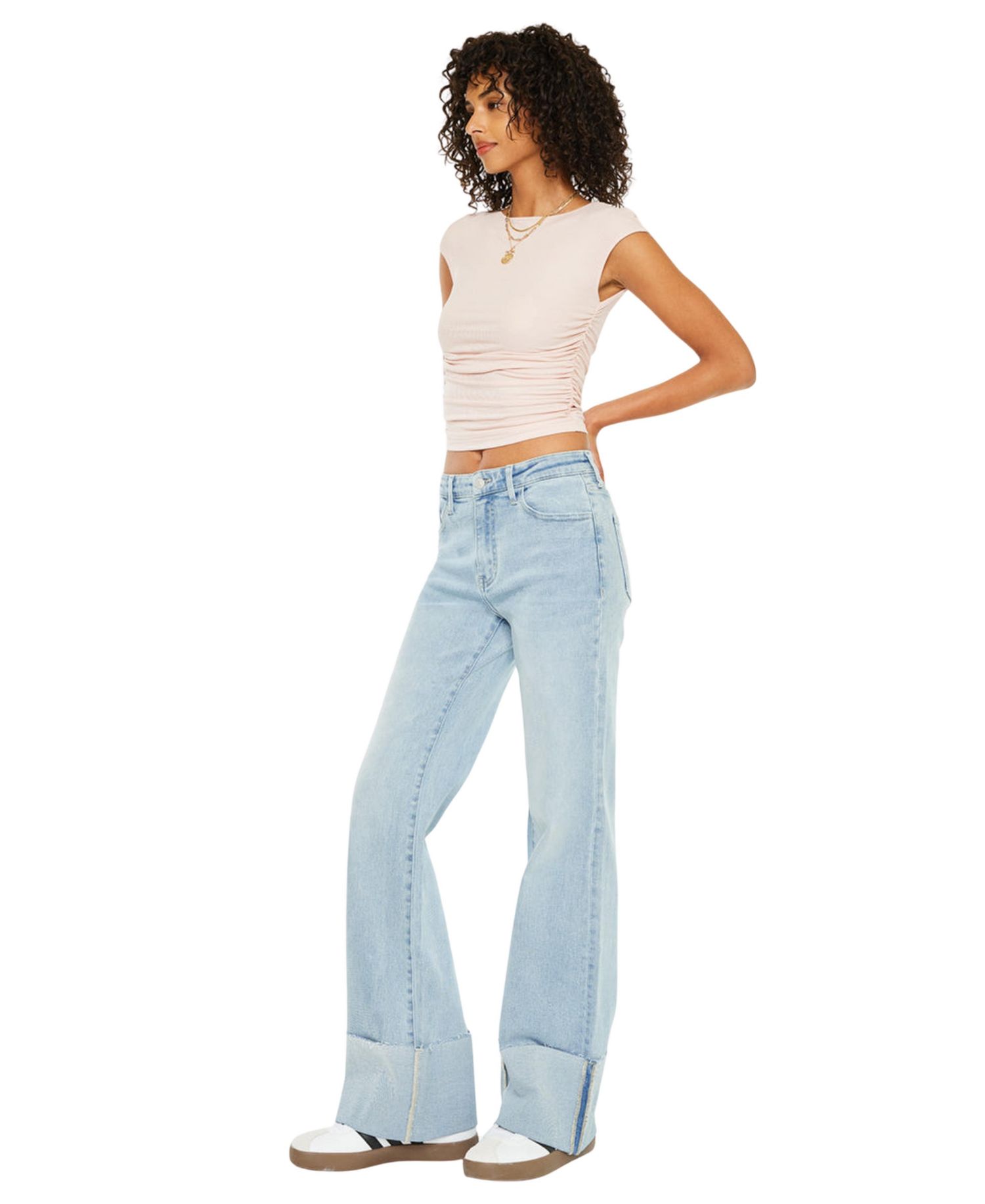 Women's Franny Essentials High Rise Wide Flare Jeans