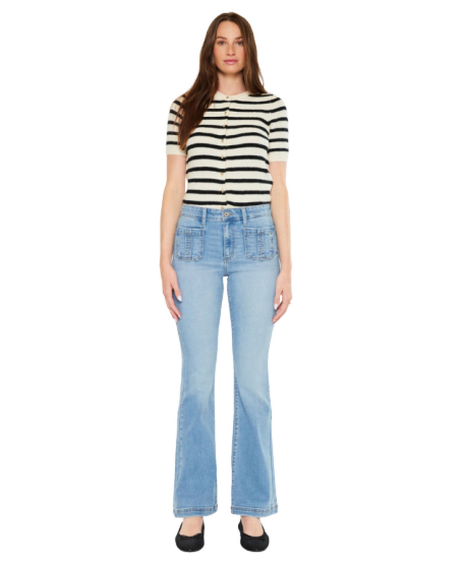 Women's USA Juniors' Lux High Rise Bootcut Jeans