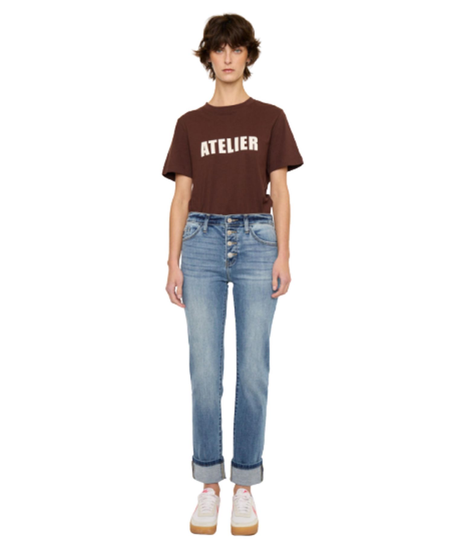 Women's Noelle Essentials High Rise Skinny Straight Jeans