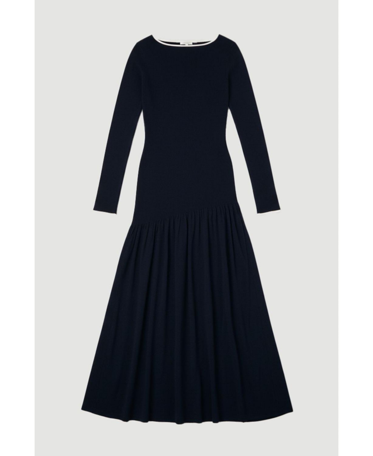 Karen Millen Women's Wool Blend Sheer Knitted Skirt Dress