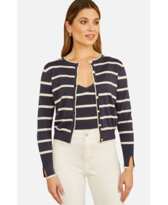 Women's Long Sleeve Round Neck Cardigan
