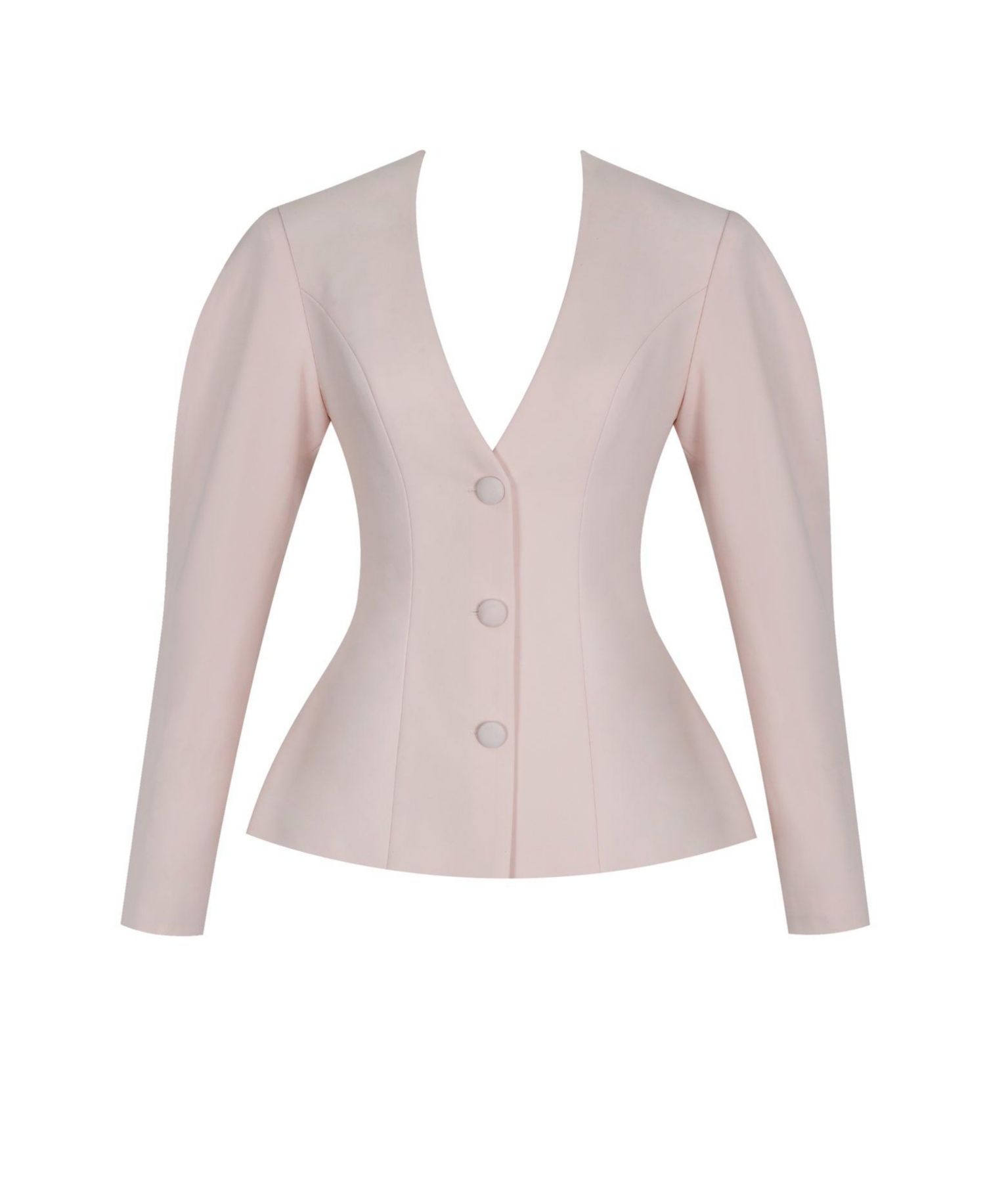 Women's Savannah Tulip Pink Peplum Blazer