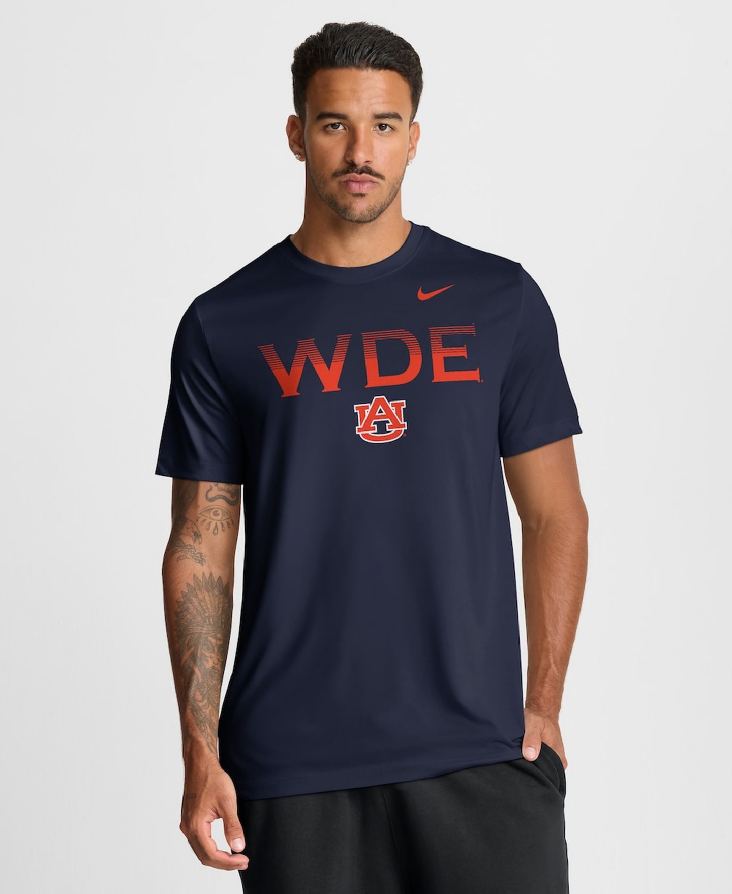 Мужская футболка Nike Navy Auburn Tigers Primetime Legend Kinetic Mantra Dri-FIT — фото 3