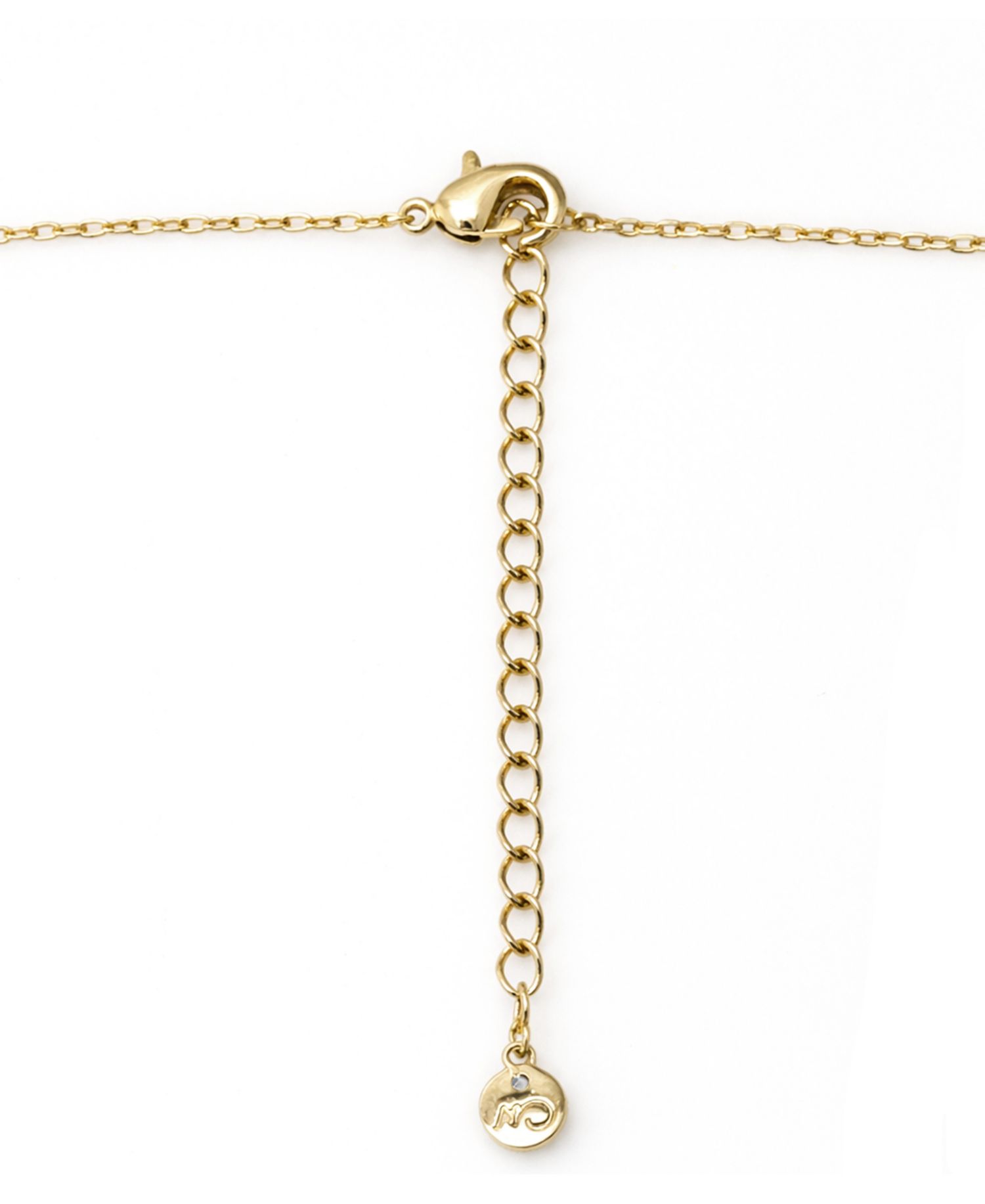 Cubic Zirconia Framed Pendant Necklace