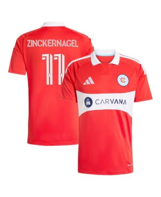 Men's Philip Zinckernagel Red Chicago Fire 2026 Forever Red Replica Jersey