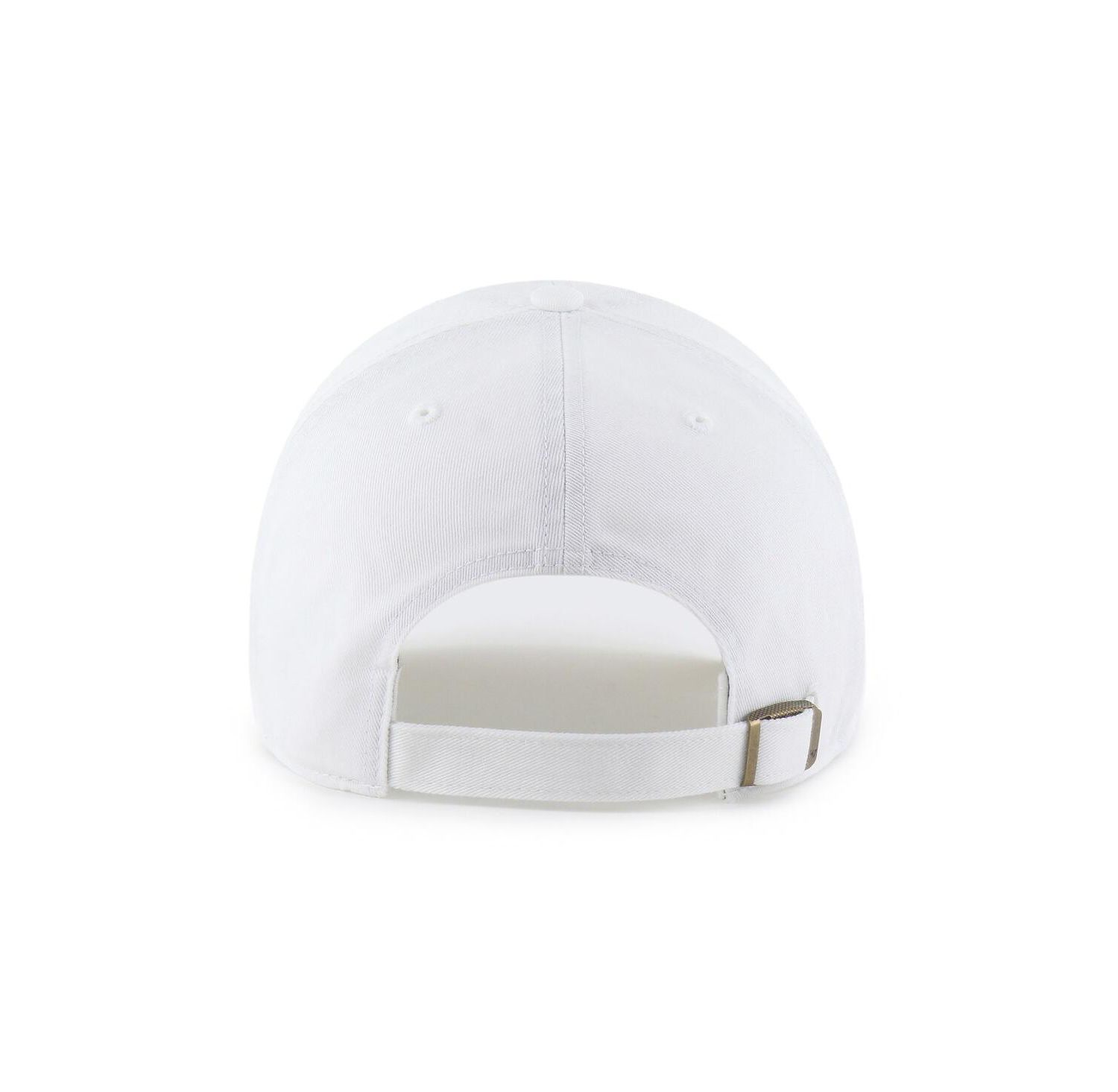 Men's White Buffalo Sabres Logo Clean Up Adjustable Hat