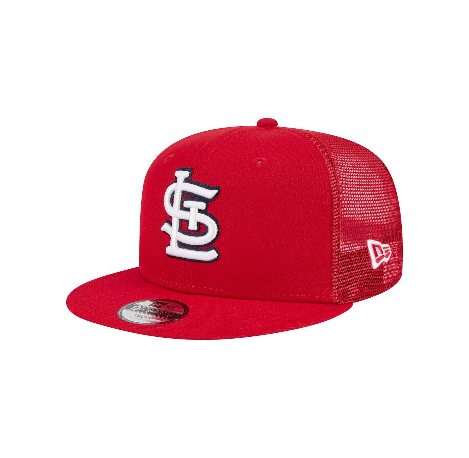 Big Boys and Girls Red St. Louis Cardinals 9FIFTY Trucker Snapback Hat