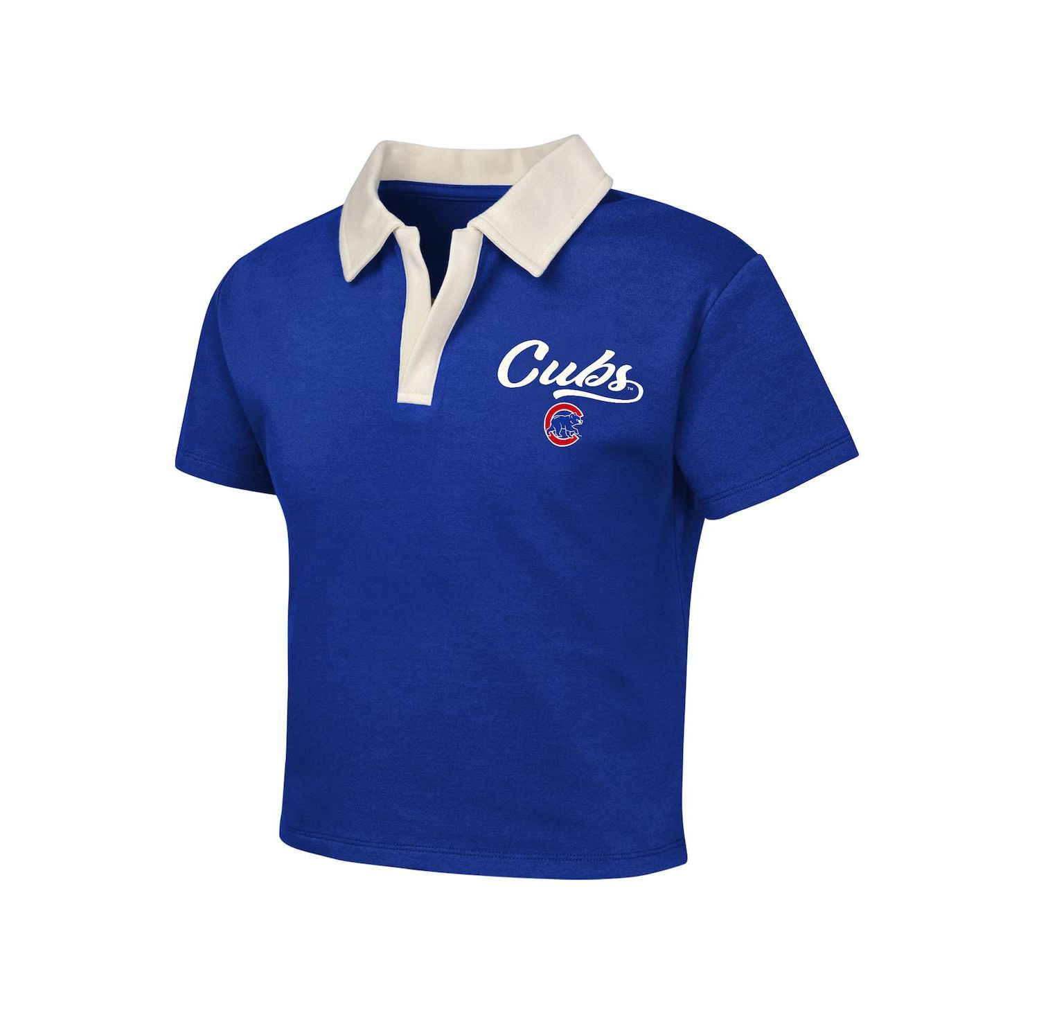 Big Girls Royal Chicago Cubs Base Trainer Johnny Polo and Skort Set