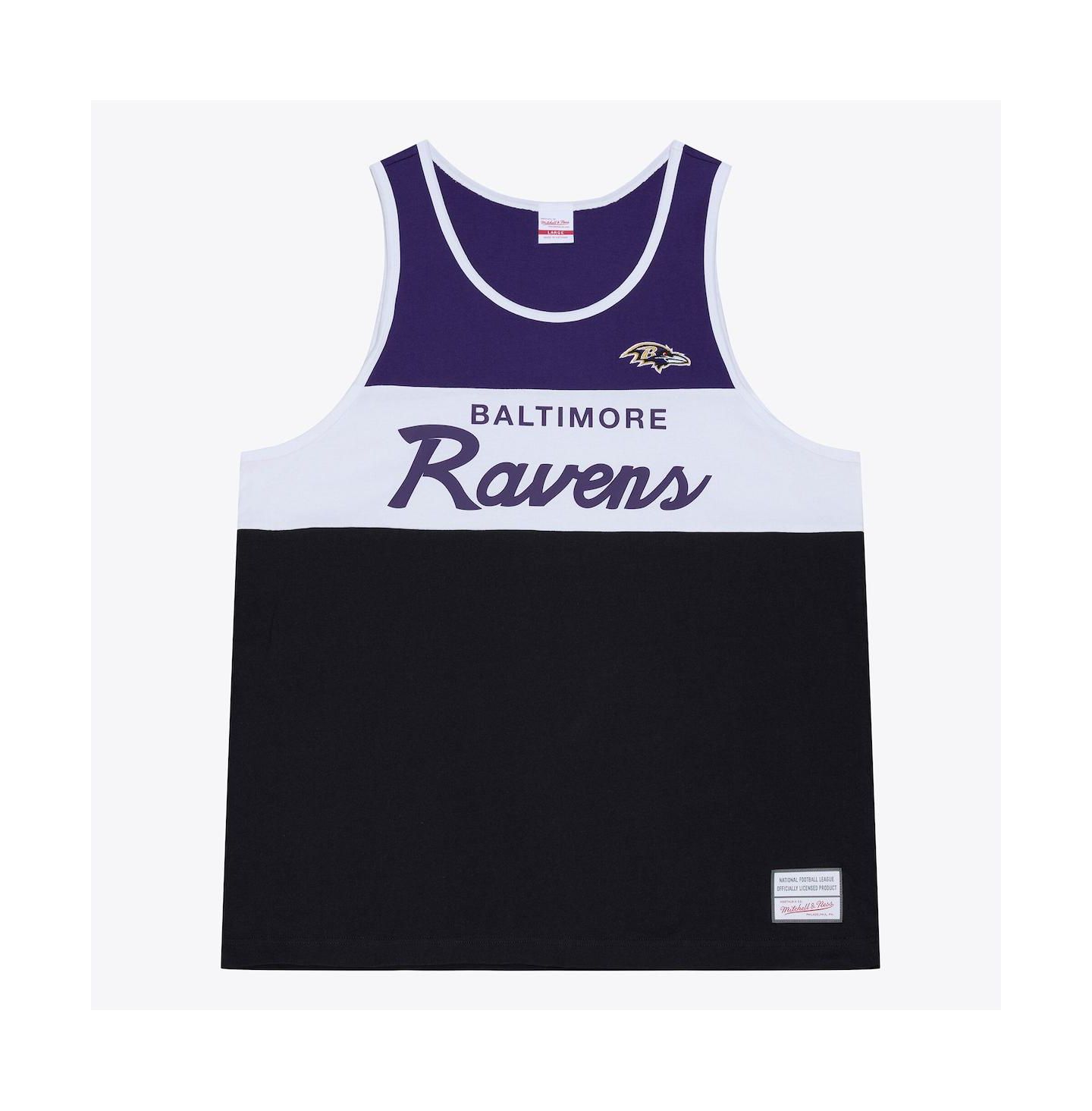 Мужской топ Mitchell & Ness Black/Purple Baltimore Ravens Head Coach — фото 1