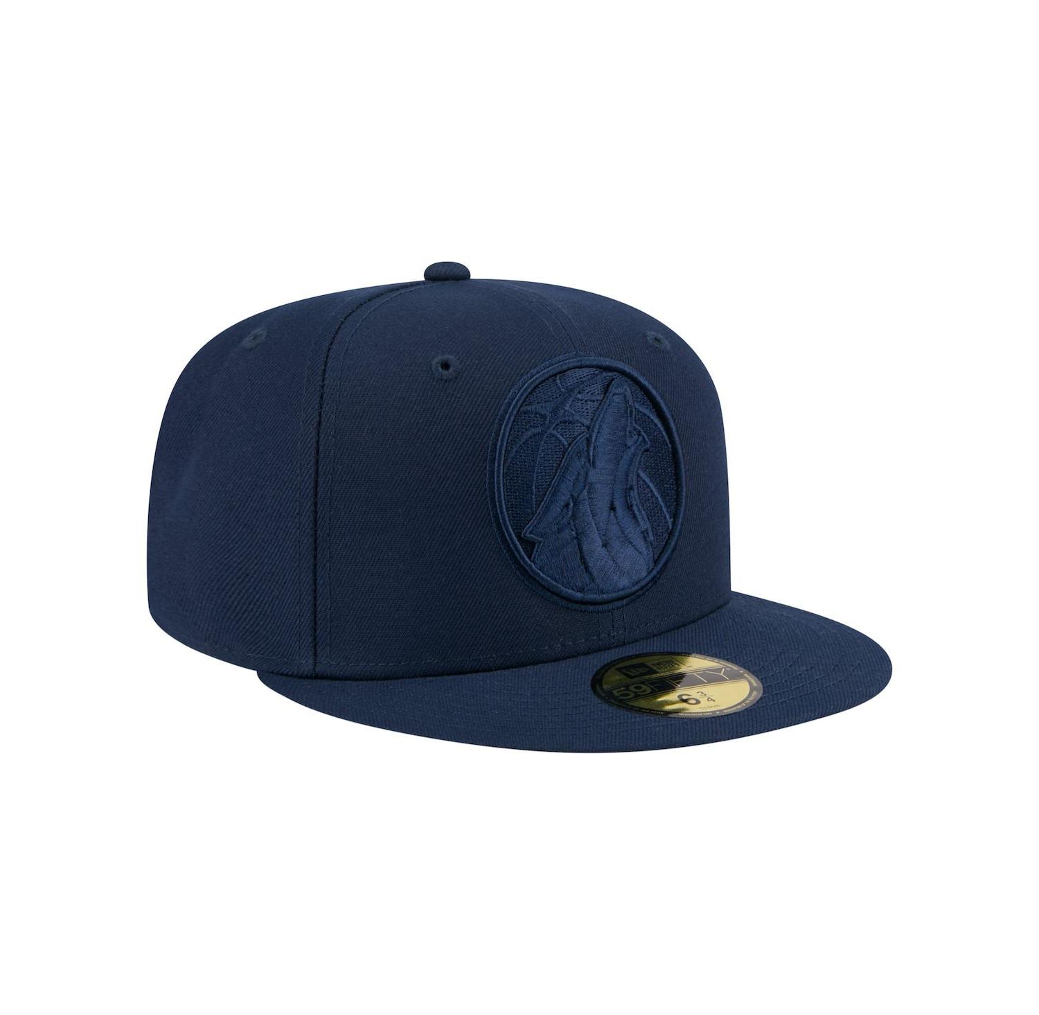 Men's Navy Minnesota Timberwolves Tonal Color Pack 59FIFTY Fitted Hat