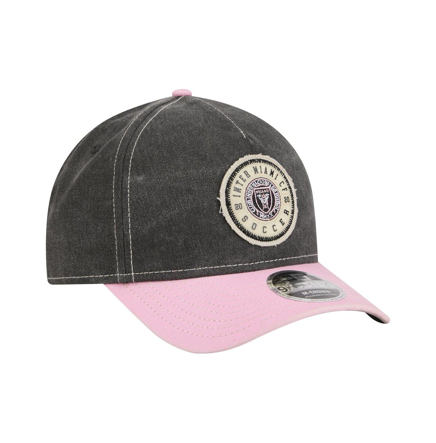 Мужские головные уборы New Era Black Inter Miami CF Jersey Hook 9FORTY Adjustable Hat — фото 3