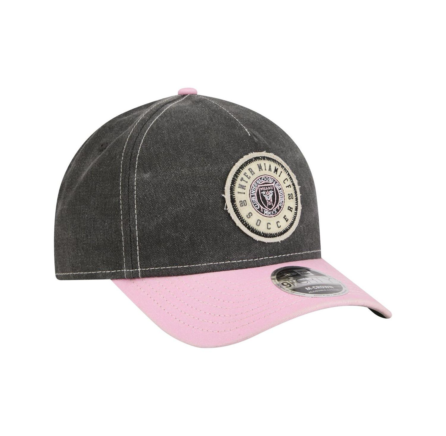 Men's Black Inter Miami CF Jersey Hook 9FORTY Adjustable Hat