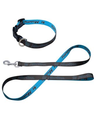 Miami Marlins Pet Leash and Collar Set