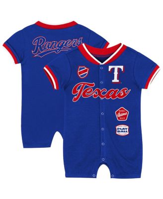 Baby Boys and Girls Royal Texas Rangers Pinch Coverall