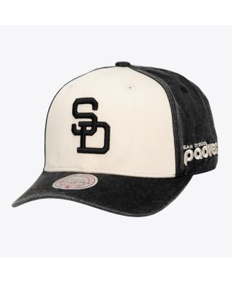Men's and Women's Cream/Black San Diego Padres Snow Block Pro Crown Snapback Hat