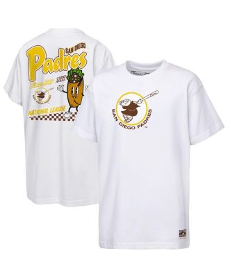 Big Boys and Girls White San Diego Padres Cooperstown Concession T-Shirt