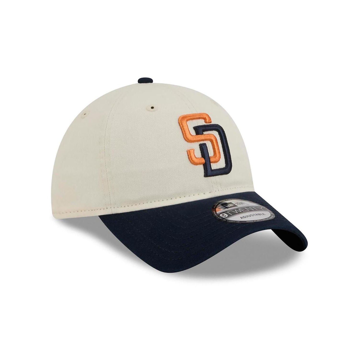 Men's Cream/Obsidian San Diego Padres 2026 City Connect 9TWENTY Adjustable Hat