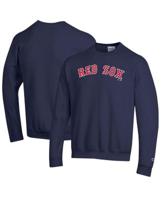 Men's Navy Boston Red Sox Powerblend Wordmark Sweatshirt