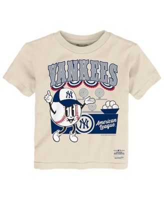 Toddler Cream New York Yankees Step Back Up T-Shirt