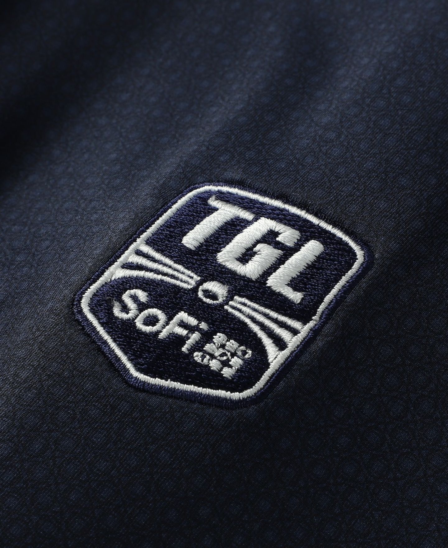 Мужская спортивная рубашка-поло Peter Millar TGL Tesseract, Navy — фото 4