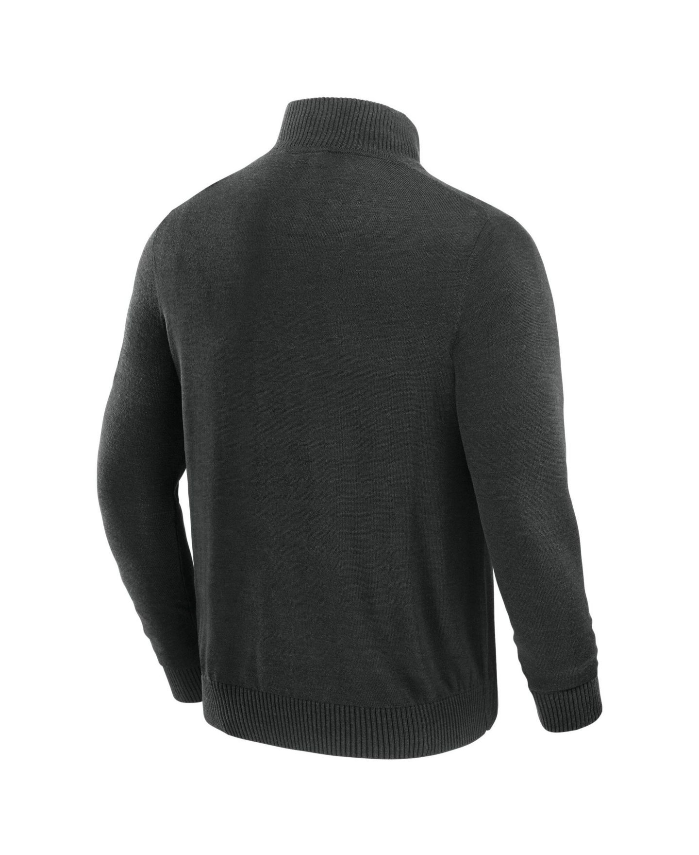 Мужской свитер J. Palmer Black Las Vegas Raiders Franchise Quarter-Zip — фото 3
