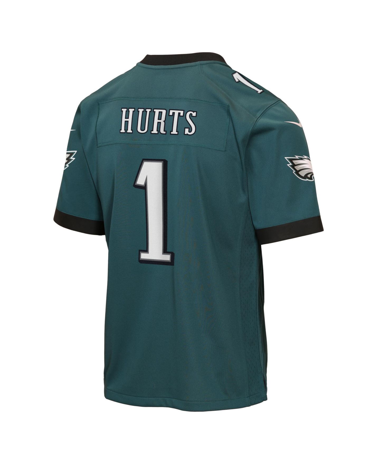Детское джерси Nike Jalen Hurts Philadelphia Eagles Team Game, Midnight Green — фото 3
