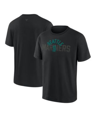 Men's Seattle Mariners Black Out Heavyweight T-Shirt