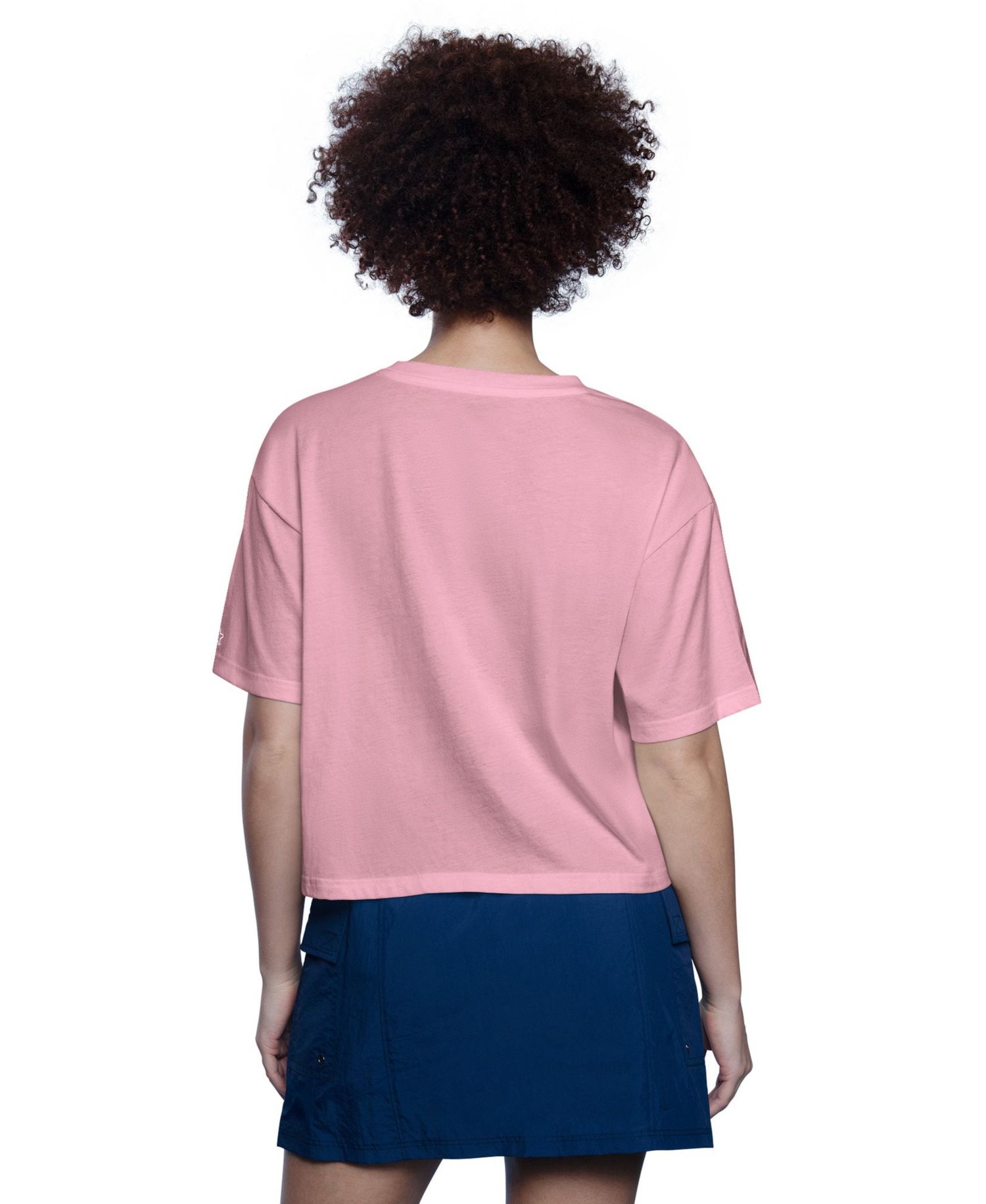 Women's Pink St. Louis Cardinals Play the Ball Boxy Cropped T-Shirt