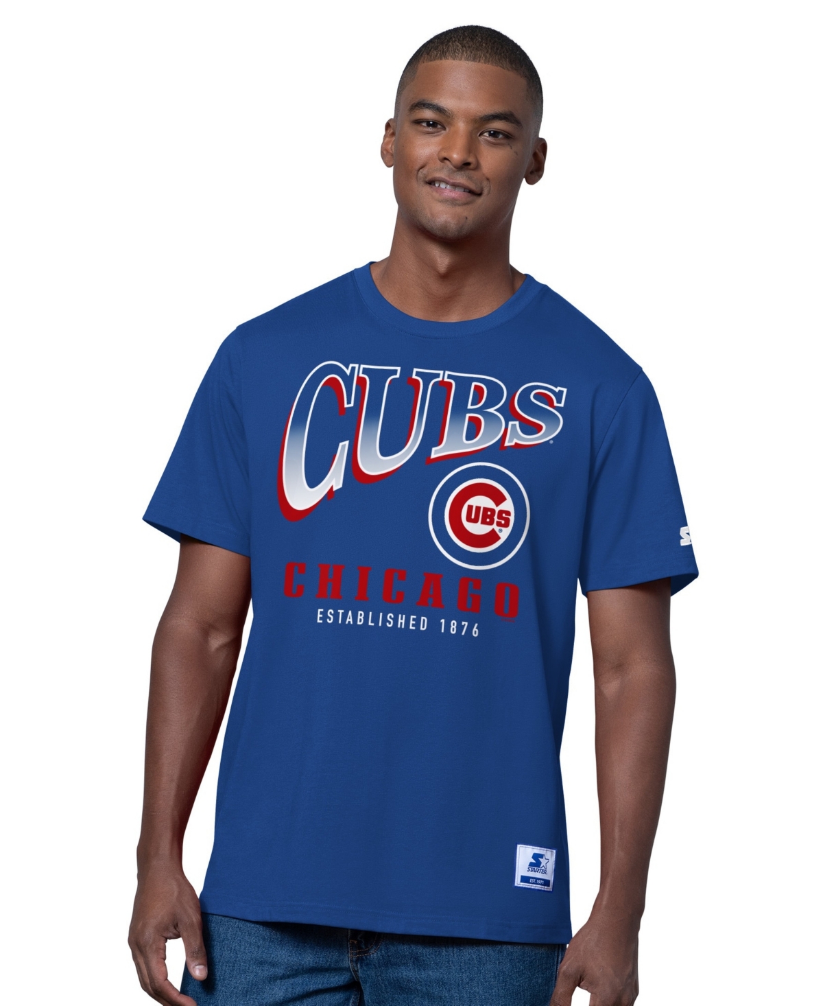 Starter Men's Royal/Heather Gray Chicago Cubs Two-Pack T-Shirt Set